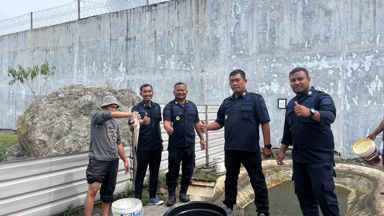Produktif dan Mandiri, Rutan Bener Meriah Panen Lele Libatkan Warga Binaan